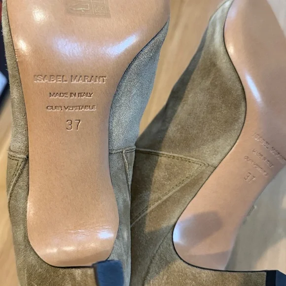 Isabel Marant /ISABEL MARANT
7CM SUEDE LEATHER DEMKA ANKLE BOOTS - Picture 7 of 7